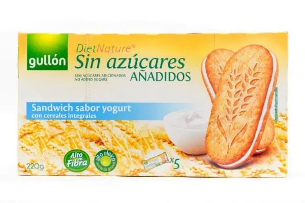 GALLETA GULLON SADWICH YOGURT 220 G UND