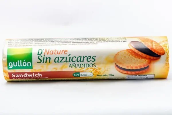 GALLETA GULLON SANDWICH 37% CREMA CHOCO UND