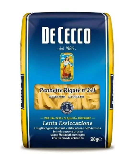 PASTA PLUMAS DE CECCO 500 GR UND