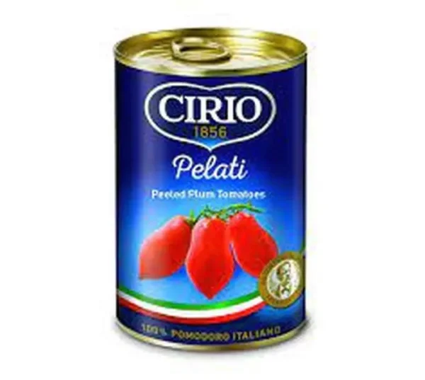 TOMATES PELADOS CIRIO 1856 400 G UND