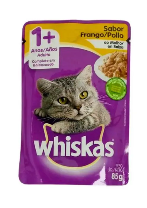 ALIMEN GA WHISKAS ADULTO POLLO 85 G UND
