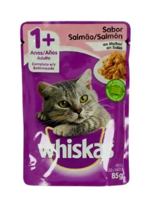ALIMEN GA WHISKAS ADULTO SALMON 85 G UND