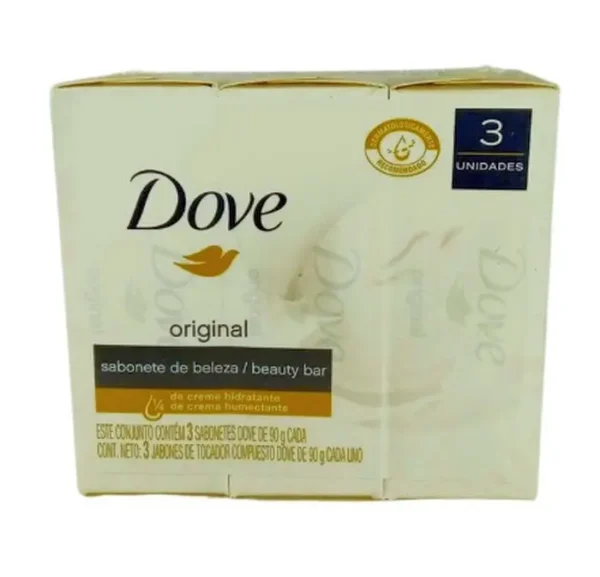 JABON DOVE ORIGINAL 90 G 3 UND