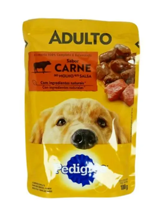 ALIMEN PE PEDIGREE ADULTO CARNE 100 G UND