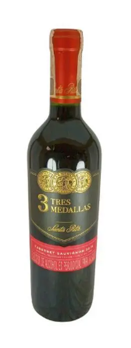 VINO TINTO TRES MEDALLAS CABERNET 750 ML UND