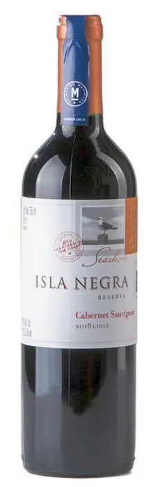 VINO TINT ISLA NEGR CABERNT SAUVG 750 ML UND