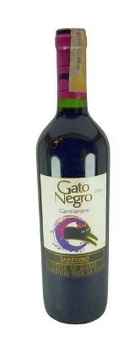 VINO TINTO CARMENERE GATO NEGRO 750 ML UND