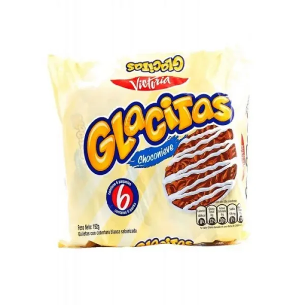 GALLETA GLACITAS CHOCONIEVE 192 G UND