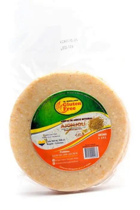 AREPA AJONJOLI GLUTEN FREE 500 GR UND