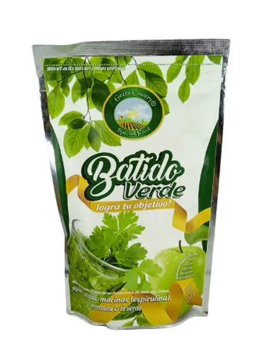 ALIMENTO EN POLVO BATIDO VERDE 200 G UND