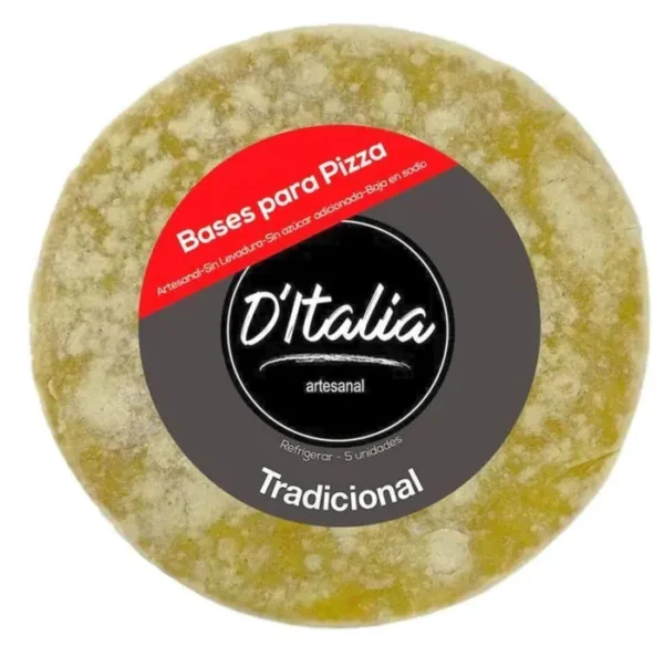 BASE PARA PIZZA TRADICIONAL DITALIA 5 U UND