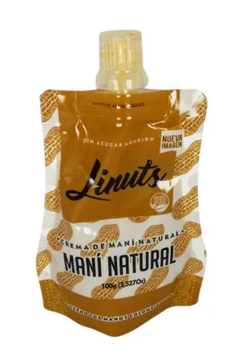 CREMA DE MANI NATURAL LINUTS 100 G UND