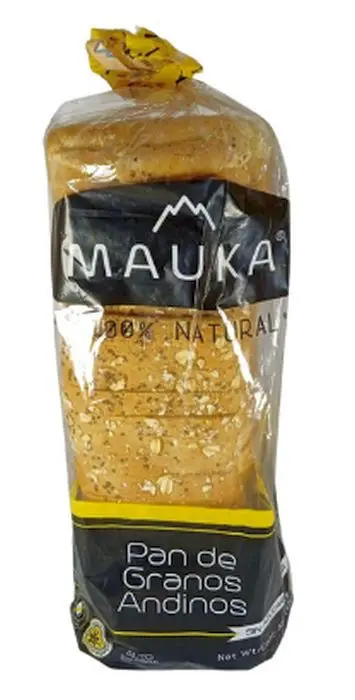 PAN DE GRANOS ANDINOS MAUKA SIN AZUC 450 UND