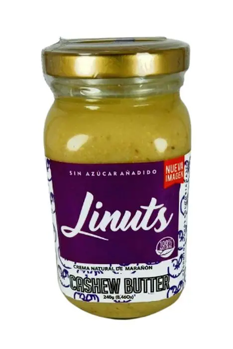 CREMA DE MARANON NATULAL LINUTS 240 G UND