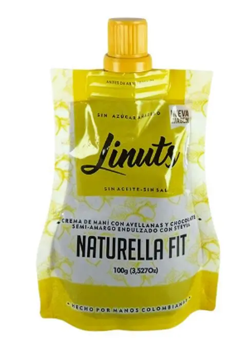 CREMA DE MANI NATURELLA FIT LINUTS 100 G UND