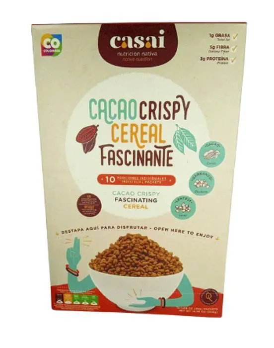 CEREAL CASAI CACAO CRISPY 300 GR UND