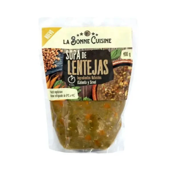 SOPA DE LENTEJAS  BONNE CUISINE 600 GR UND