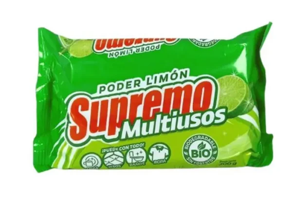 JABON BARRA SUPREMO MULTIUSOS 200 G UND