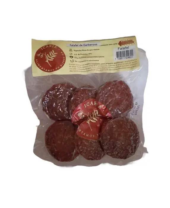 FALAFEL DE GARBANZOS ICARIA 6 UN 152 G UND