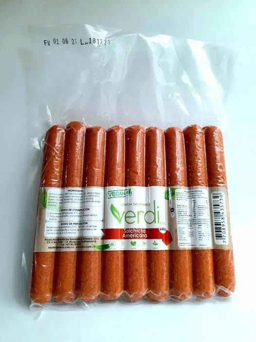 CHORIZO VEGETARIANO VERDI 648 GR UND