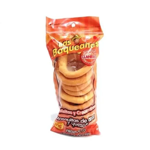 ROSQUITAS ARROZ-QUESO LAS BAQUEANAS 80 G UND