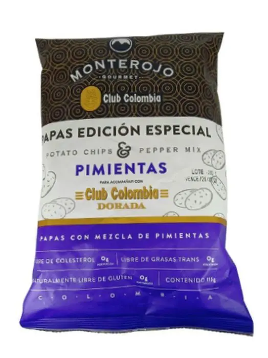 PAPAS FRITAS MONTEROJO PIMIENTA 115 G UND