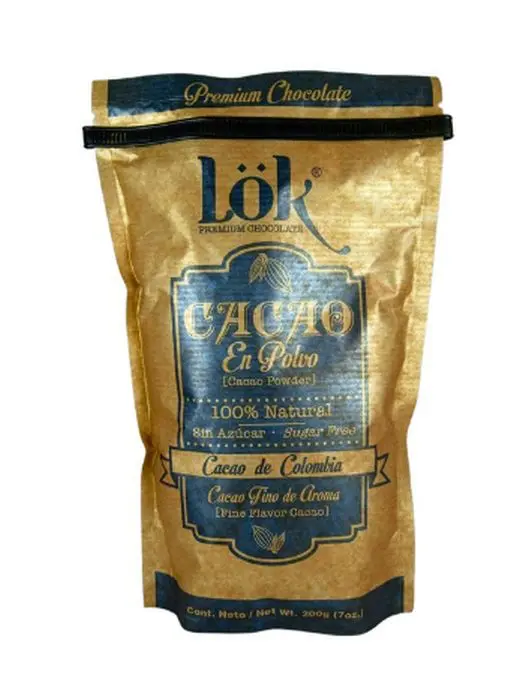 CACAO LOK EN POLVO NATURAL 200 G UND