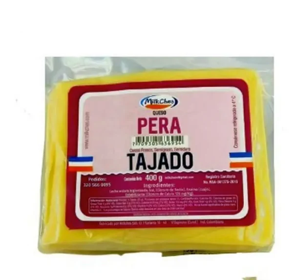 QUESO PERA TAJADO MILKCHES 400 GR UND