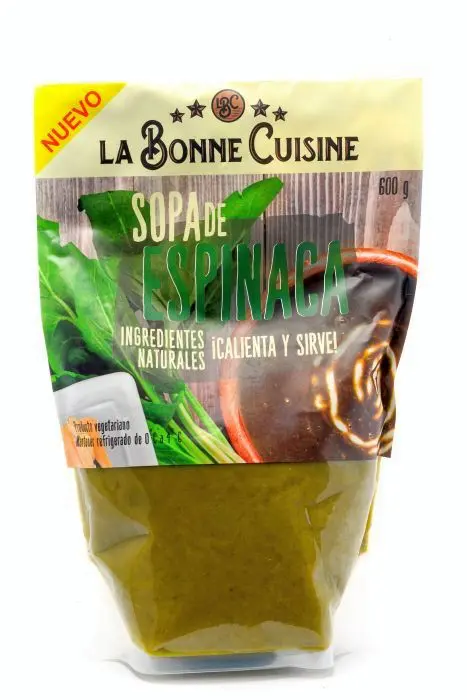 SOPA DE ESPINACA LA BONNE CUISINE 600 G UND