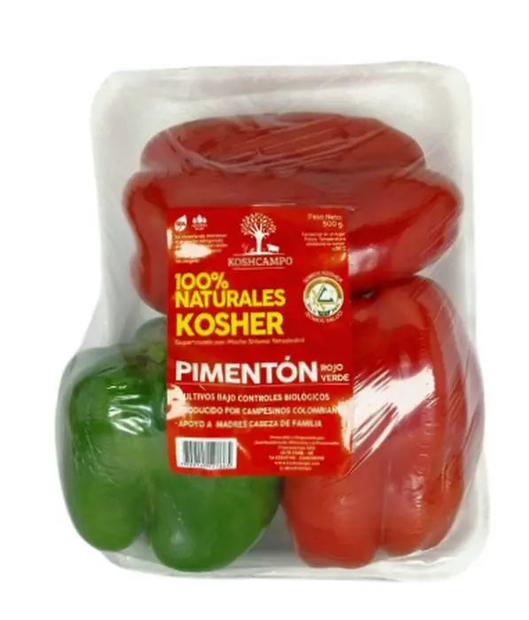 PIMENTON ROJO VERDE KOSHER 500 GR UND