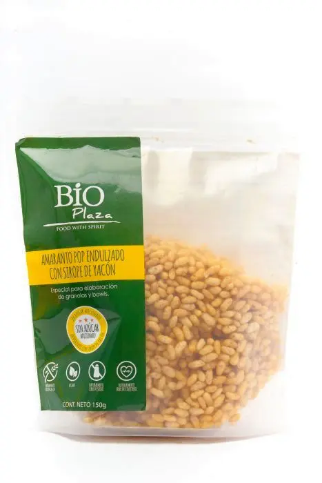 CEREAL AMARANTO YACON BIOPLAZA 150 GR UND