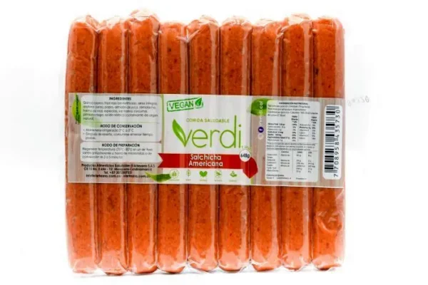 SALCHICHA AMERICANA VERDI 648 GR UND
