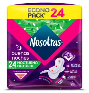 TOALL HIGIE NOSOTRAS BUENAS NOCH TELA 24 UND