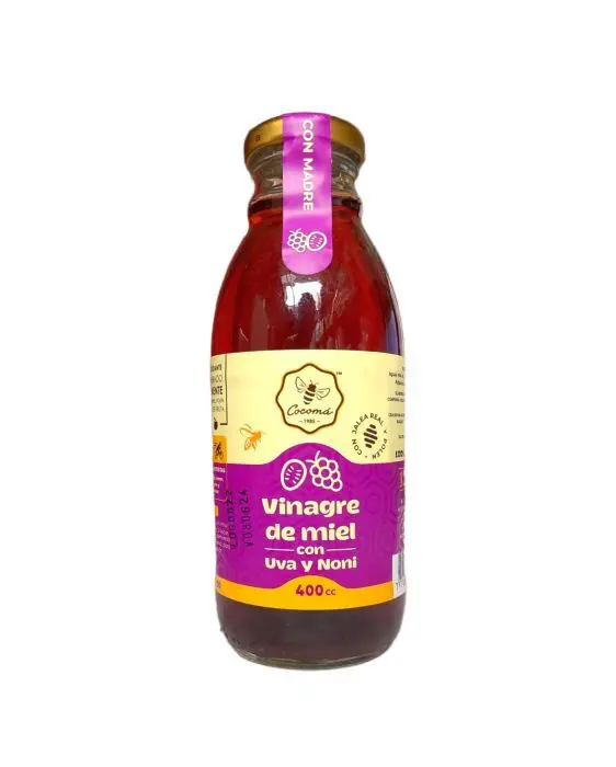 VINAGRE DE MIEL CON UVA Y NONI 400 CC UND