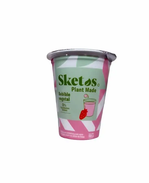 YOGURT VEGETAL SKETOS FRESA 150 G UND