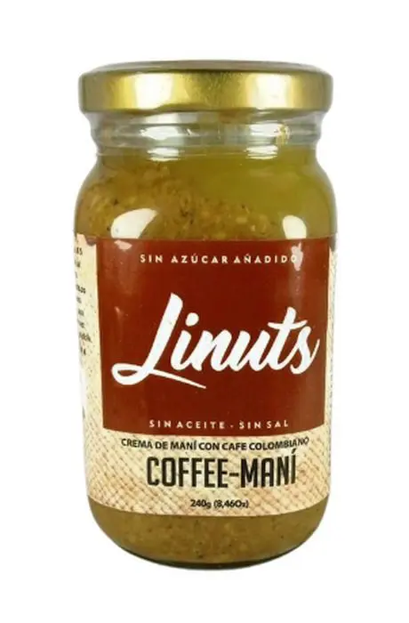 CREMA DE MANI LINUST CAFE MANI 240 G UND