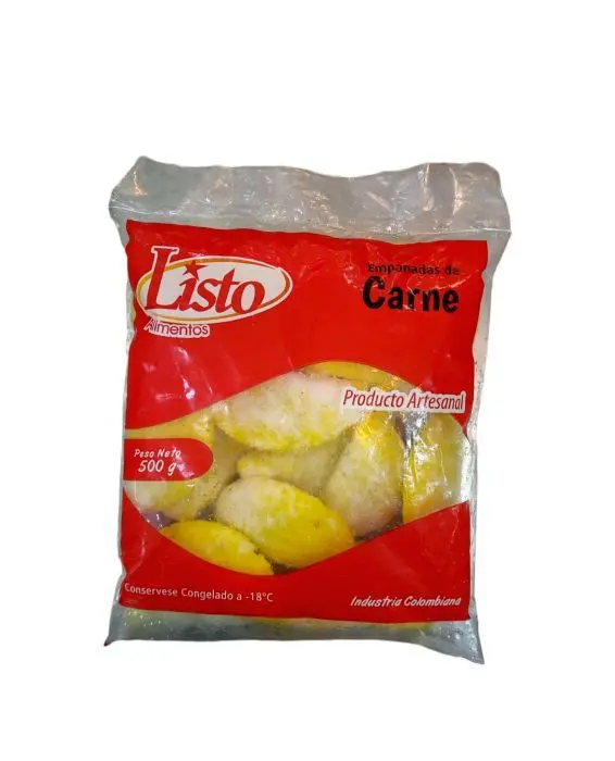 EMPANADAS CONG DE CARNE LISTO 500 G UND