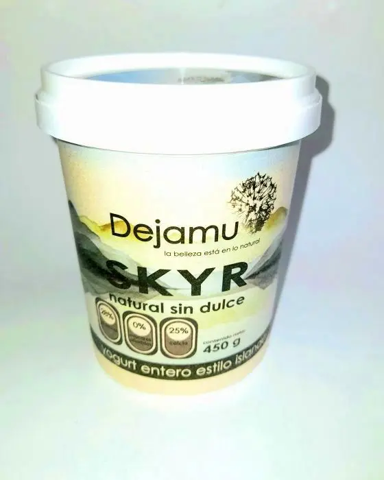 YOGURT DEJA MU SKYR NATURAL SIN DULCE UND