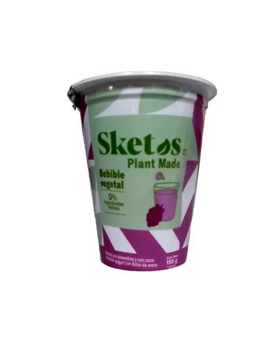 YOGURT VEGETAL SKETOS MORA 150 G UND