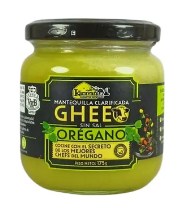 MANTEQUILLA CLARIFICADA GHEE OREGANO 175 UND