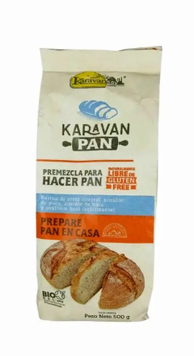 MEZCLA PARA PAN KARANVANSAY SIN GLUTEN UND