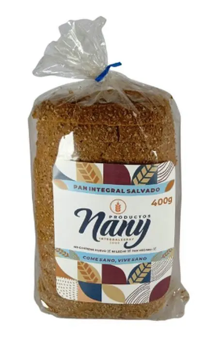 PAN INTEGRAL RAY SALVADO 400 G UND