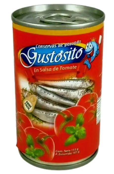 SARDINAS TOMATE GUSTOSITO 155 G UND
