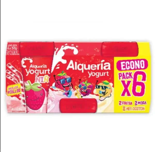 YOGURT ALQUERIA NINOS 150 ML 6 UND