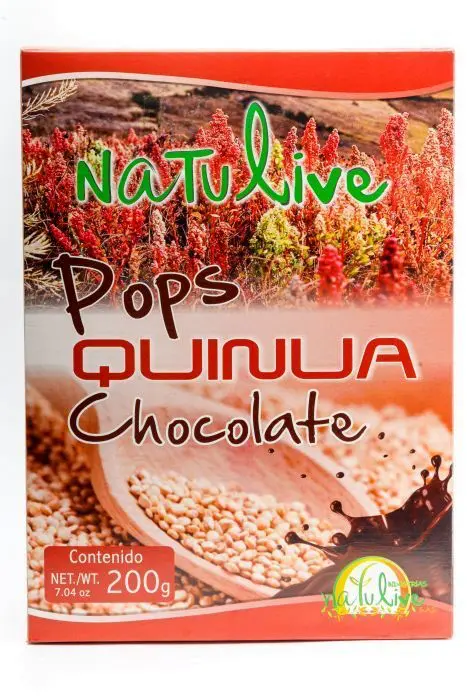 POPS QUINUA NATULIVE CHOCOLATE 200 G UND