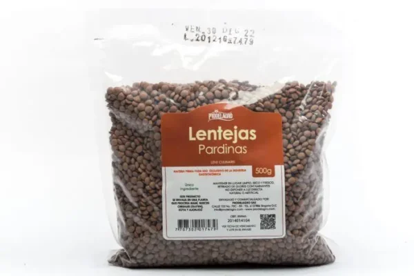 LENTEJAS PRODELAGRO PARDINAS 500 G UND