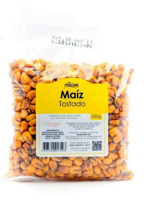 MAIZ TOSTADO PRODELAGRO 250G UND