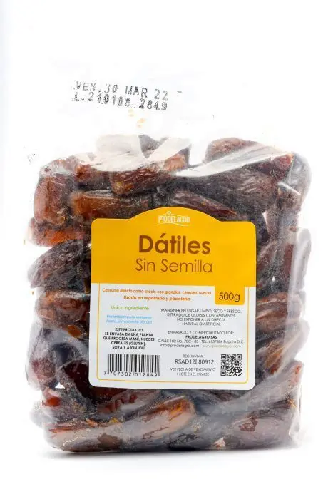 DATILES PRODELAGRO SIN SEMILLA 500 G UND