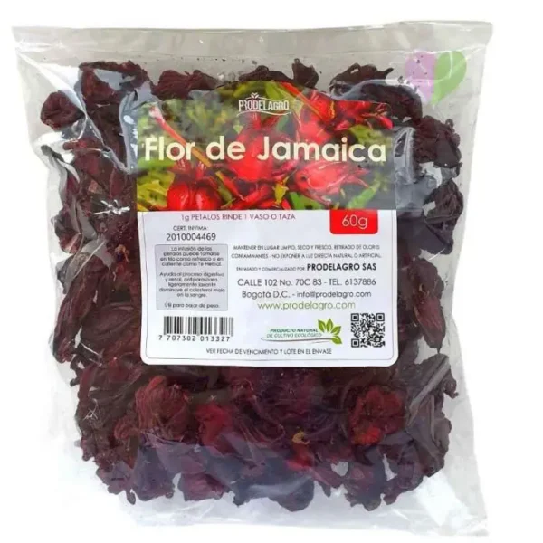 FLOR DE JAMAICA PRODELAGRO 60 G UND