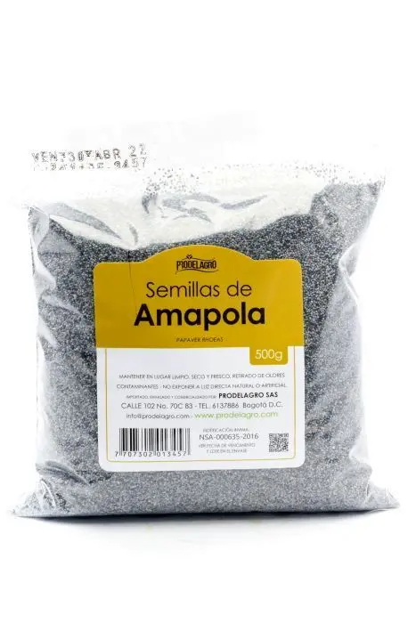 SEMILLAS DE AMAPOLA 500 GR UND